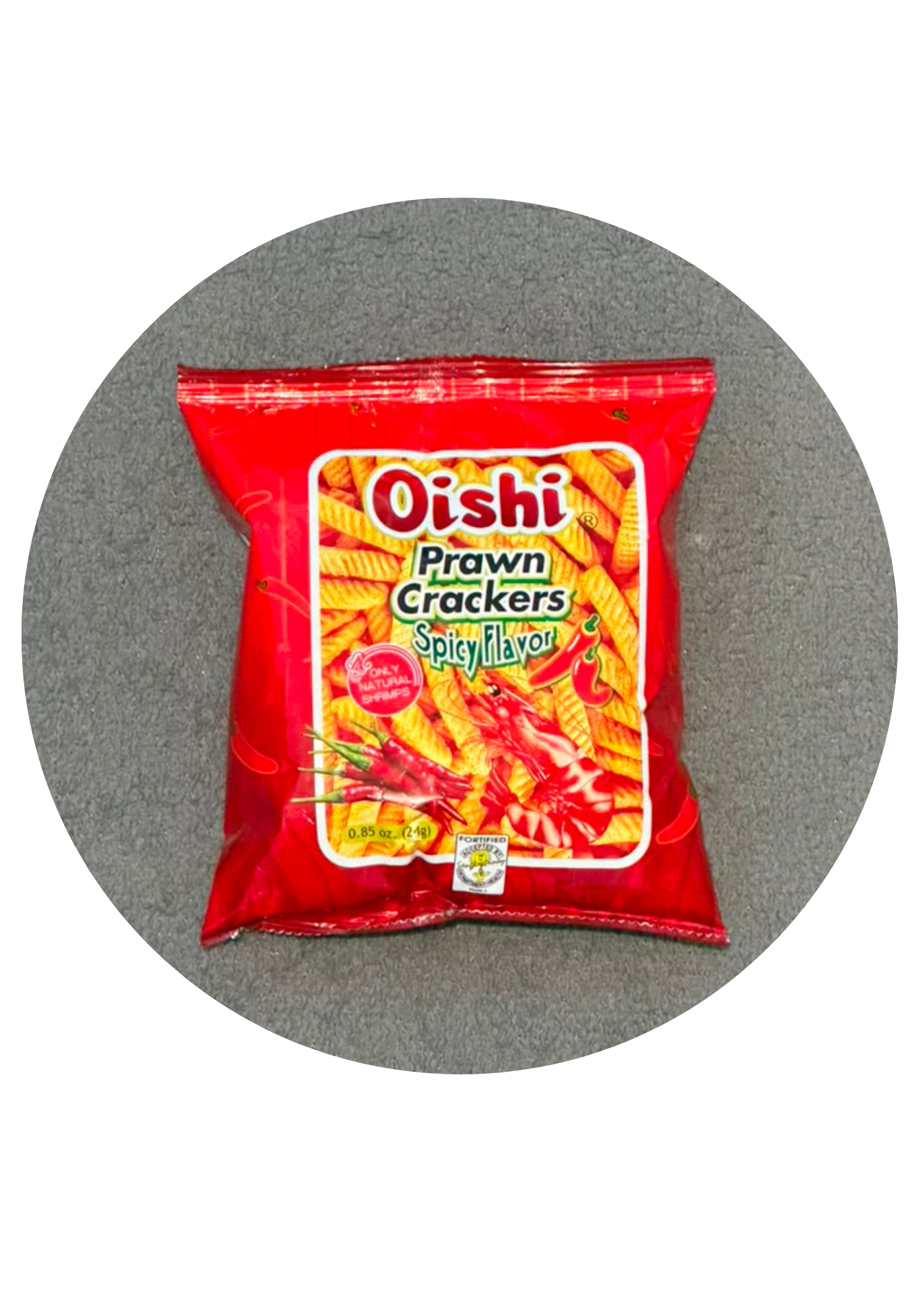 BGTK Oishi Prawn Crackers Spicy 24g