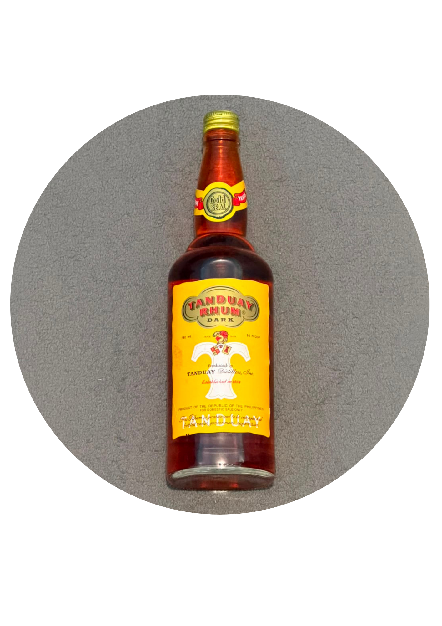 BGTK Tanduay Rhum Dark 750ml